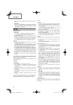 Preview for 22 page of Hitachi CG 24EBDP SL Handling Instructions Manual