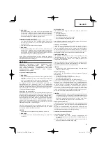 Preview for 23 page of Hitachi CG 24EBDP SL Handling Instructions Manual