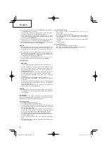 Preview for 24 page of Hitachi CG 24EBDP SL Handling Instructions Manual