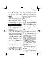 Preview for 33 page of Hitachi CG 24EBDP SL Handling Instructions Manual