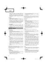 Preview for 44 page of Hitachi CG 24EBDP SL Handling Instructions Manual