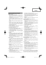 Preview for 61 page of Hitachi CG 24EBDP SL Handling Instructions Manual