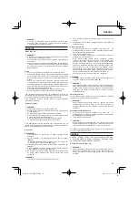 Preview for 65 page of Hitachi CG 24EBDP SL Handling Instructions Manual