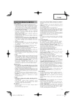 Preview for 71 page of Hitachi CG 24EBDP SL Handling Instructions Manual