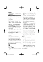 Preview for 85 page of Hitachi CG 24EBDP SL Handling Instructions Manual