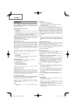 Preview for 86 page of Hitachi CG 24EBDP SL Handling Instructions Manual