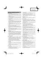 Preview for 91 page of Hitachi CG 24EBDP SL Handling Instructions Manual