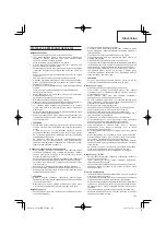 Preview for 101 page of Hitachi CG 24EBDP SL Handling Instructions Manual