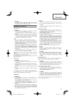 Preview for 105 page of Hitachi CG 24EBDP SL Handling Instructions Manual