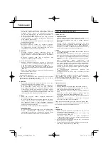 Preview for 116 page of Hitachi CG 24EBDP SL Handling Instructions Manual