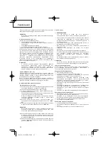 Preview for 118 page of Hitachi CG 24EBDP SL Handling Instructions Manual