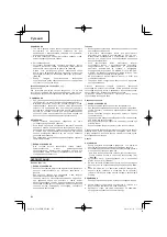 Preview for 128 page of Hitachi CG 24EBDP SL Handling Instructions Manual