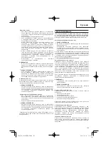 Preview for 129 page of Hitachi CG 24EBDP SL Handling Instructions Manual