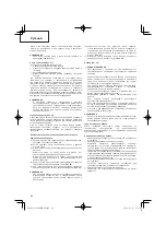 Preview for 130 page of Hitachi CG 24EBDP SL Handling Instructions Manual