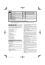 Предварительный просмотр 28 страницы Hitachi CG 24EC (S) Handling Instructions Manual