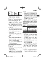 Preview for 31 page of Hitachi CG 24EC (S) Handling Instructions Manual