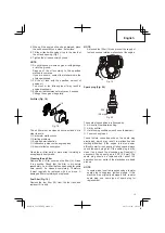 Preview for 13 page of Hitachi CG 25EUAP Safety Instructions And Instruction Manual