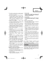 Preview for 39 page of Hitachi CG 25EUAP Safety Instructions And Instruction Manual