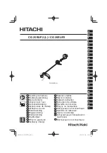 Hitachi CG 25EUP2 Handling Instructions Manual preview