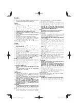 Preview for 12 page of Hitachi CG 25EUP2 Handling Instructions Manual