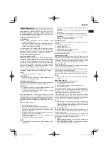 Preview for 13 page of Hitachi CG 25EUP2 Handling Instructions Manual