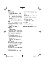 Preview for 14 page of Hitachi CG 25EUP2 Handling Instructions Manual