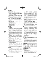 Preview for 24 page of Hitachi CG 25EUP2 Handling Instructions Manual