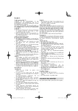 Preview for 26 page of Hitachi CG 25EUP2 Handling Instructions Manual