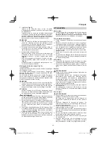 Preview for 35 page of Hitachi CG 25EUP2 Handling Instructions Manual