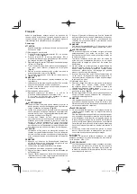 Preview for 36 page of Hitachi CG 25EUP2 Handling Instructions Manual