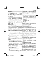 Preview for 37 page of Hitachi CG 25EUP2 Handling Instructions Manual