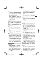 Preview for 47 page of Hitachi CG 25EUP2 Handling Instructions Manual