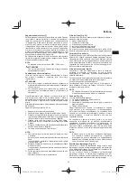 Preview for 49 page of Hitachi CG 25EUP2 Handling Instructions Manual