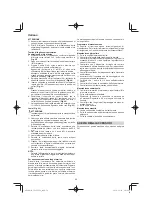 Preview for 50 page of Hitachi CG 25EUP2 Handling Instructions Manual