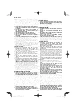 Preview for 56 page of Hitachi CG 25EUP2 Handling Instructions Manual