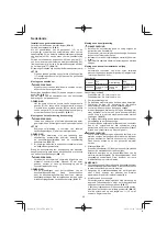 Preview for 58 page of Hitachi CG 25EUP2 Handling Instructions Manual