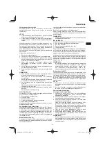 Preview for 61 page of Hitachi CG 25EUP2 Handling Instructions Manual