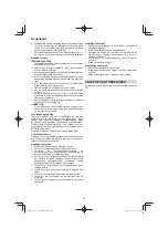 Preview for 62 page of Hitachi CG 25EUP2 Handling Instructions Manual