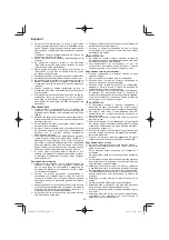 Preview for 68 page of Hitachi CG 25EUP2 Handling Instructions Manual