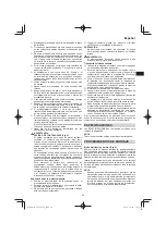 Preview for 69 page of Hitachi CG 25EUP2 Handling Instructions Manual