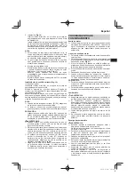 Preview for 71 page of Hitachi CG 25EUP2 Handling Instructions Manual