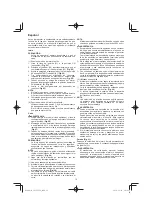 Preview for 72 page of Hitachi CG 25EUP2 Handling Instructions Manual