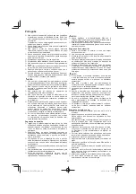 Preview for 80 page of Hitachi CG 25EUP2 Handling Instructions Manual