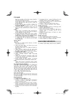 Preview for 86 page of Hitachi CG 25EUP2 Handling Instructions Manual