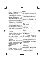 Preview for 92 page of Hitachi CG 25EUP2 Handling Instructions Manual