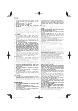 Preview for 114 page of Hitachi CG 25EUP2 Handling Instructions Manual