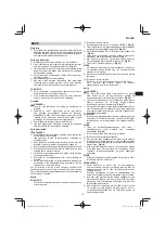 Preview for 117 page of Hitachi CG 25EUP2 Handling Instructions Manual