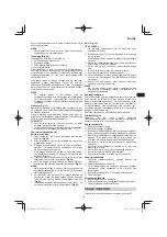 Preview for 119 page of Hitachi CG 25EUP2 Handling Instructions Manual