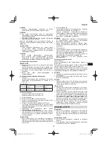 Preview for 127 page of Hitachi CG 25EUP2 Handling Instructions Manual