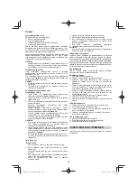 Preview for 130 page of Hitachi CG 25EUP2 Handling Instructions Manual